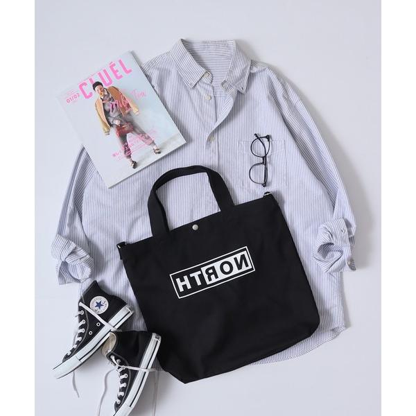 トートバッグ ボックス＆ストリートロゴ　キャンバス２ＷＡＹトートバッグ メンズ レディース