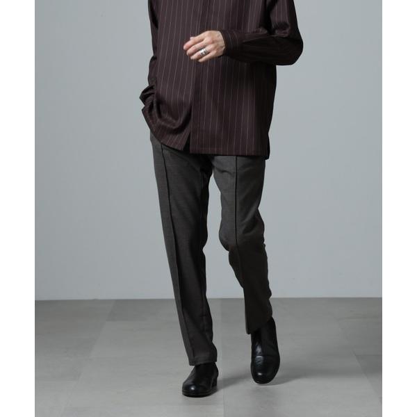 スラックス 「N TROUSERS PREMIUM」RENU(R)ウール混洗えるサキソニーパンツ メ...