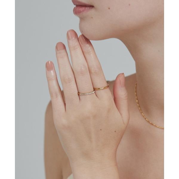 指輪 リング 「 金属アレルギー対応 」2set ring / ビジューリング2個セット  サージカ...