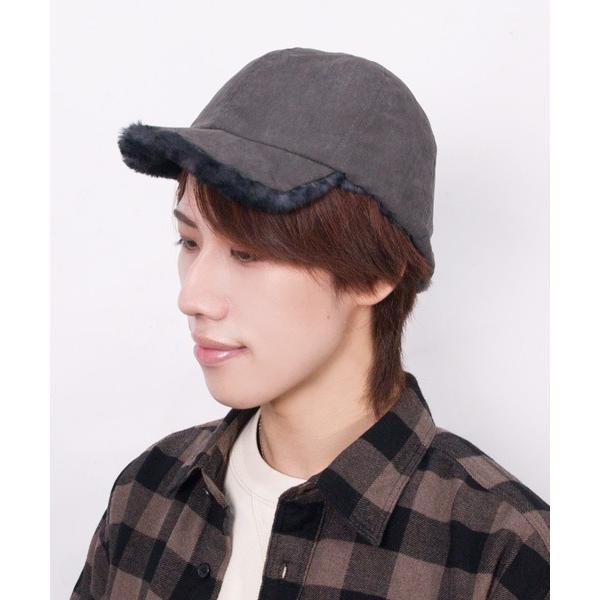 キャップ 帽子 RV FAKEFUR CAP/リバーシブル フェイクファー キャップ レディース メ...