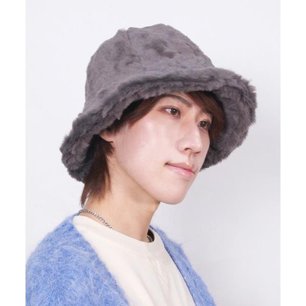 帽子 ハット フェイクファー  チューリップハット レディース メンズ