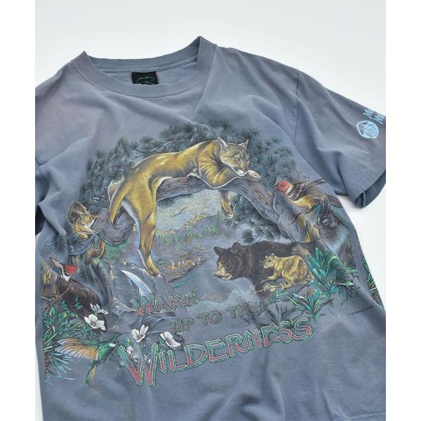 tシャツ 「ヴィンテージ古着」90’s HABITAT ZOO アニマルプリントTシャツ USA製 ...