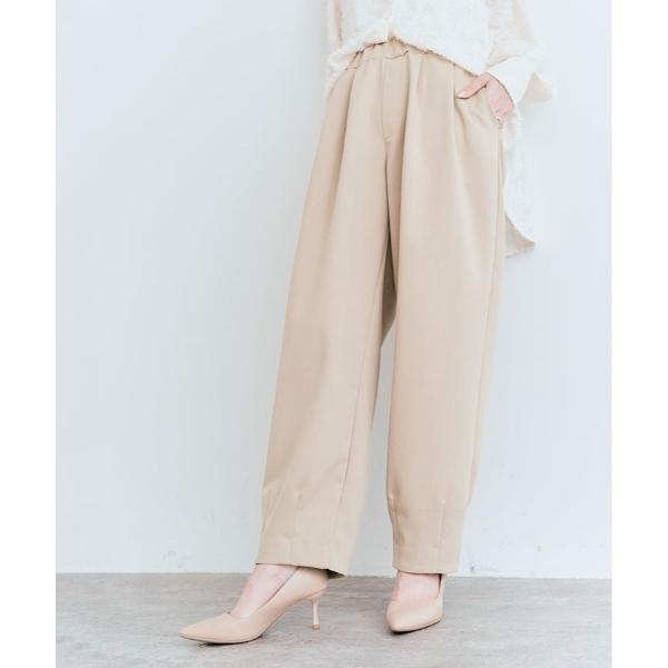 ワイドパンツ パンツ イージー コクーン パンツ レディース