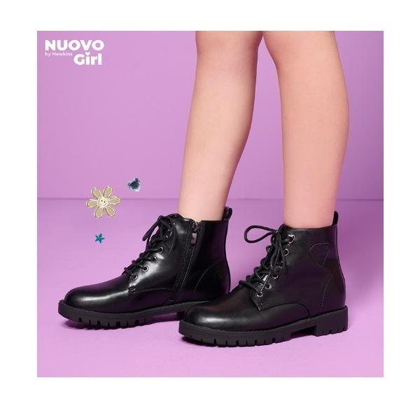 ブーツ NUOVO ヌオーヴォ 19-24 MIRANDA ミランダ N9371J BLACK キッ...