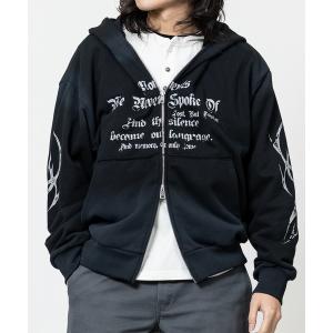 OY（オーワイ） パーカー S.R STONE HOODIE ZIP-UP/ストーンデザイン