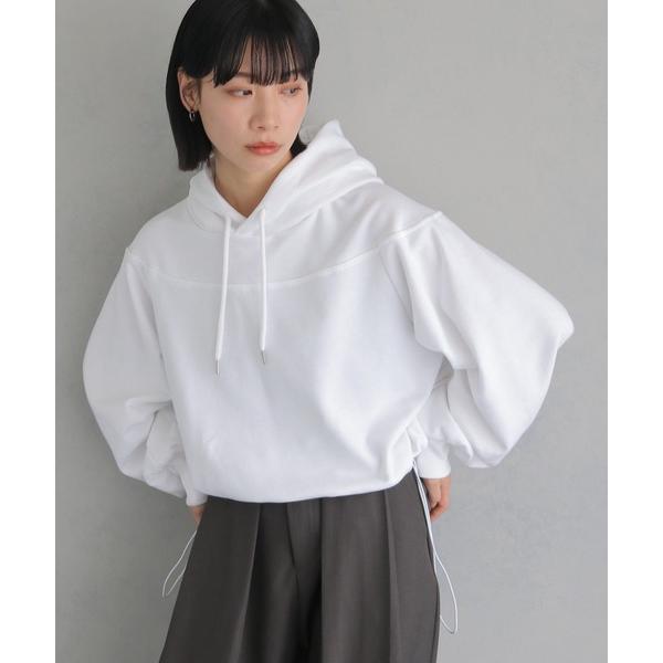 パーカー 「cheriella」ドロスト切り替えショートフーディー DRAWSTRING SWITC...