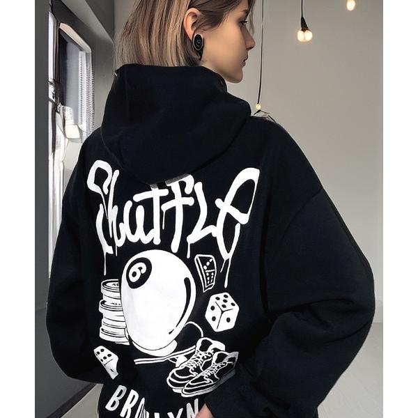 パーカー 映えグラフィック フードロゴ 暖か 裏起毛 パーカー 韓国ストリート レディース メンズ