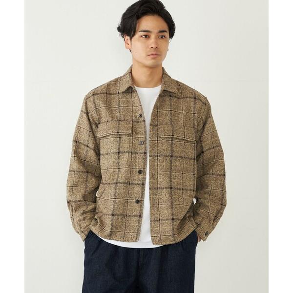 シャツ SHIPS Colors:「洗濯機可能」チェック柄 CPO シャツ ジャケット メンズ