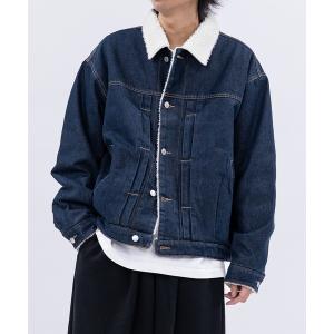 デニムジャケット gジャン 「13」裏ボア デニムジャケット メンズ レディース