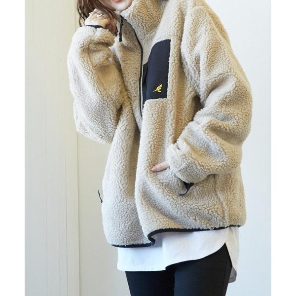 ブルゾン アウター 「KANGOL」ハイネック/ボアジップジャケット メンズ レディース