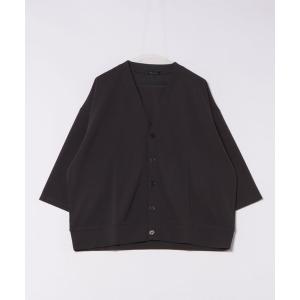 カーディガン 「Bk」梨地　オーバーサイズカーディガン レディース メンズ