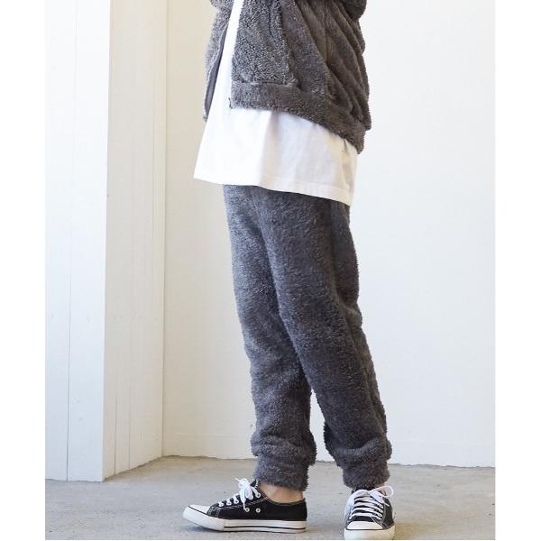 パンツ 「Bl」ソフトシャギー　ボアジョガーパンツ レディース メンズ