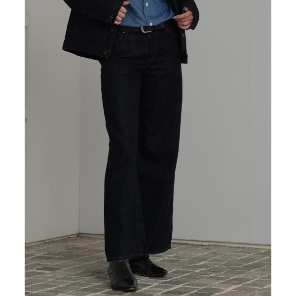 ジーンズ デニム デニムパンツ 「AUTHEN」オーセン/ シルクナイズドデニム ローライズワイドレ...