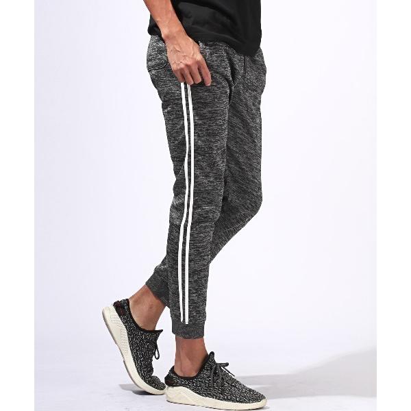 スウェットパンツ ジャージ 2本ラインジョガーパンツ メンズ