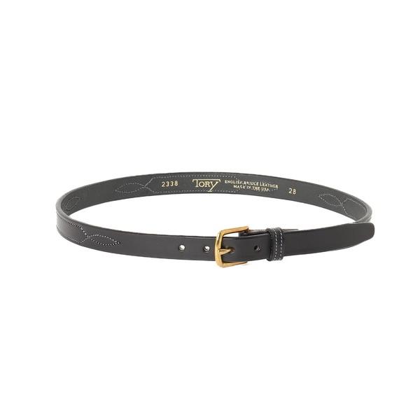 ベルト ●TORY LEATHER●STITCHED PATTERN 3/4 BRIDLE LEAT...