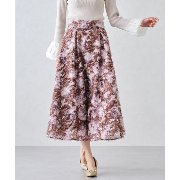 スカート カットジャガードフラワースカート/MM447210