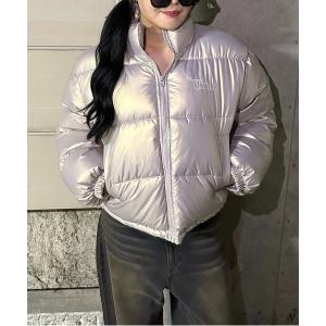 ブルゾン アウター グロッシー中綿ブルゾン レディース