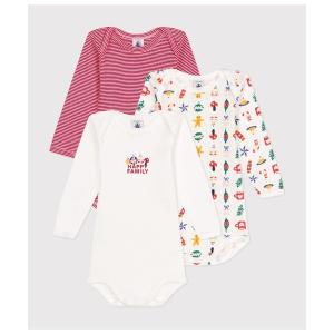 ベビー服 ロンパース 長袖ボディ３枚組の買取情報