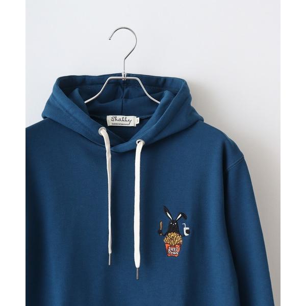 パーカー SHABBY シャビ刺繍ポテト プルオーバーパーカー / フーディー unisex メンズ...