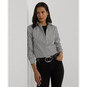 未使用級✨ RALPH LAUREN ストライプレギュラーカラーシャツ コットン LAUREN RALPH LAUREN（ローレン ラルフローレン） ブラウス シャツ