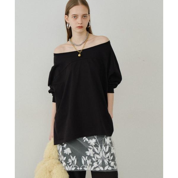 トレーナー スウェット 2way loose sweat shirt / 2wayルーズスウェットシ...