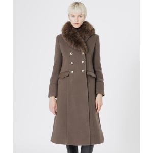 コート チェスターコート メルトンナポレオンコート レディース