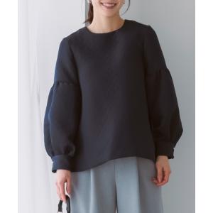 ブラウス シャツ 「SONO/ソーノ」キルトジャカードブラウス レディース