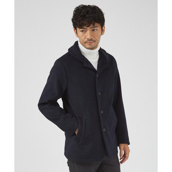 ブルゾン アウター 「シャギーニット」メルトン　ショール　ブルゾン メンズ レディース