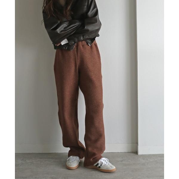 パンツ メランジニットルーズパンツ レディース