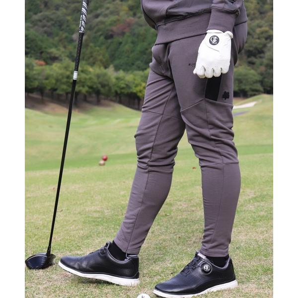 スウェットパンツ ジャージ (RM)「LUXE/R GOLF」ストレッチ フリース 防水 ファスナー...