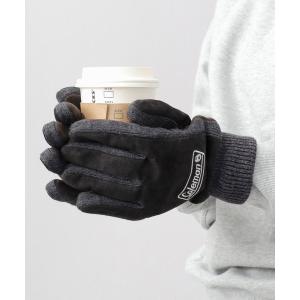 LACOSTE（ラコステ） 手袋 ケーブルニットグローブ タッチパネル対応