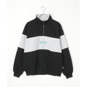 トレーナー スウェット THRASHER スラッシャー ハーフジップ メンズ