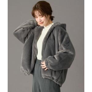 ブルゾン アウター 「手洗い可」ファーブルゾン レディース