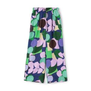 Ballsey（ボールジィ） パンツ ハンドペイントプリント タック