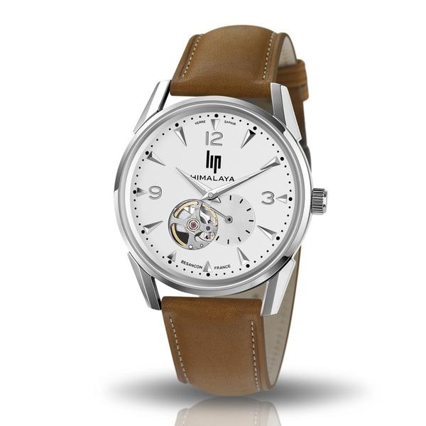腕時計 「LIP/リップ」ヒマラヤ 40ｍｍ ビーティングハート オートマチック シルバー ライトブ...