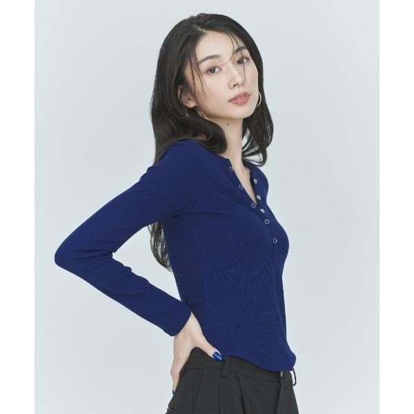 tシャツ BUTTON T-SHIRT レディース