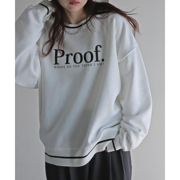 トレーナー スウェット リブラインルーズシルエットスウェット レディース メンズ