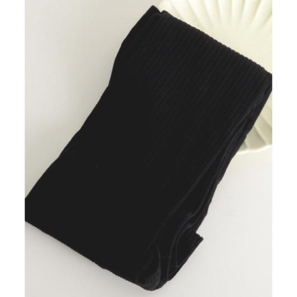 タイツ 「float」くすみカラー リブ タイツ「7色展開」 レディース