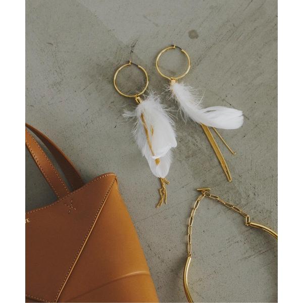 ピアス Big Feather Pierce レディース