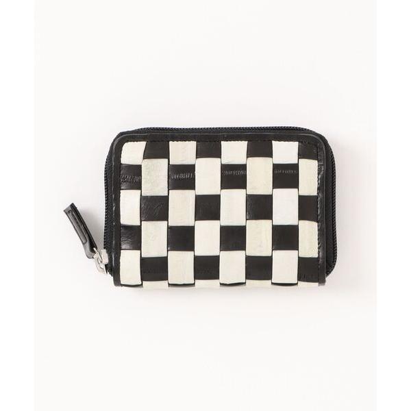 財布 「double quotes」Checker board card wallet/財布 レディ...