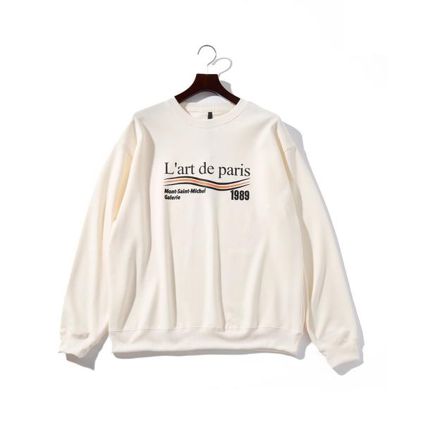 トレーナー スウェット メンズライク ビッグシルエット ダンボールニット スウェット レディース レ...