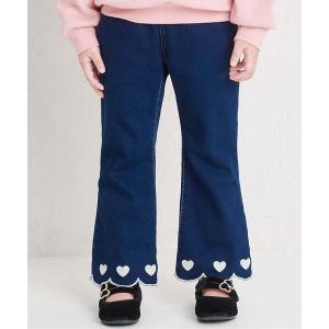 パンツ 「あったか」裏起毛ハートスカラップパンツ...の商品画像