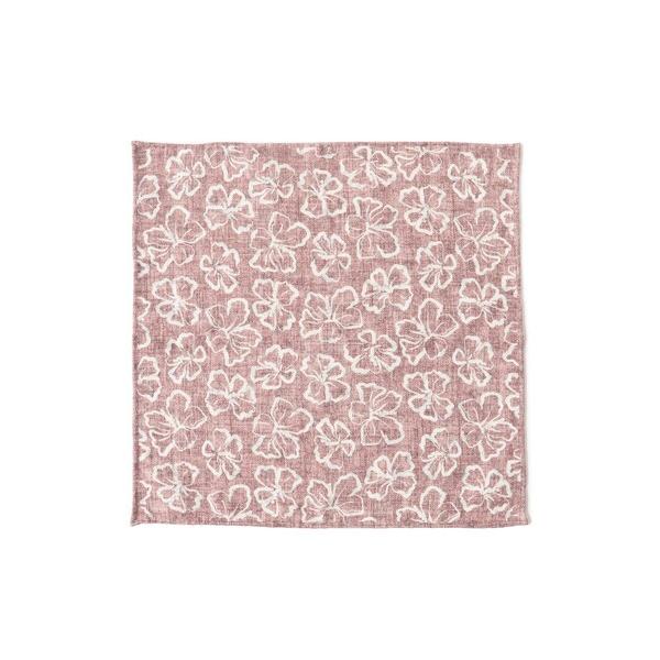 ハンカチ PAOLO ALBIZZATI / リバーシブル フラワー柄 チーフ メンズ