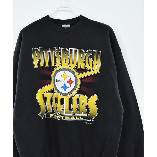 トレーナー スウェット 「ヴィンテージ古着」90'S PITTSBURGH STEELERS プリン...