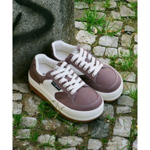 「poseganch」 ローカットスニーカー 24.5cm パープル レディース