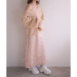 「muguet」 キャミソールワンピース FREE ピンク レディース