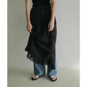 ロング スカート Tuck Lace Skirt