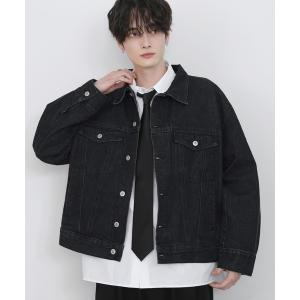 デニムジャケット gジャン 「13oz」ワイドシルエットヴィンテージライクデニムジャケット メンズ レディース