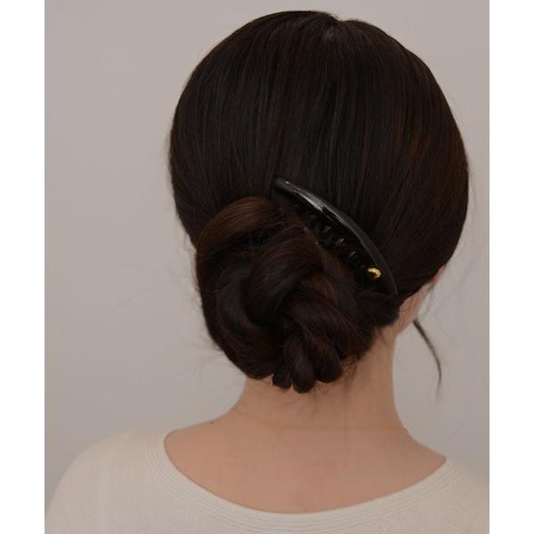 「resonance」べっ甲 ゴールドプレート ヘアコーム