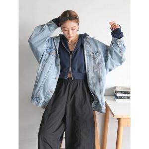 デニムジャケット gジャン ビッグシルエットデニ...の商品画像